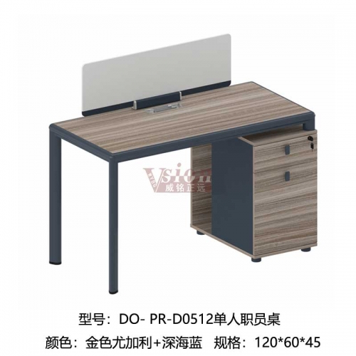 DO-普羅-PR-D0512單人職員桌